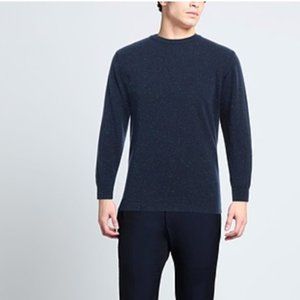 Wool & Co Merino Wool Navy Sweater